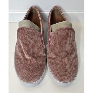 Vionic Midi Holiday Slip On Sneakers Shoes Women’s Size 7 Blush Velvet Pink